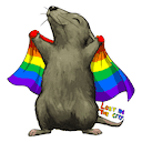 Pride Rat emoji