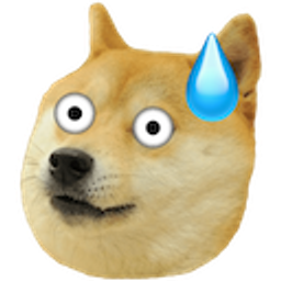 Doge Mild Panic emoji