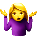 Spin Shrug emoji