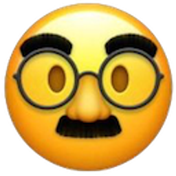 Mustache Disguise emoji
