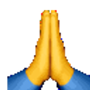 Pray Intensifies emoji