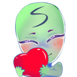 Alien Love emoji
