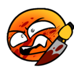 Murdering E emoji