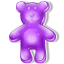 Gummy Bear Purple emoji