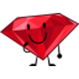 Ruby Happy emoji