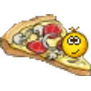 Pizza Smiley emoji