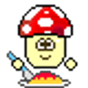 Eating Mushroom emoji