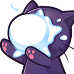 Catsnowball emoji
