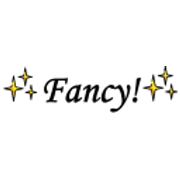 Fancy Sparkly emoji