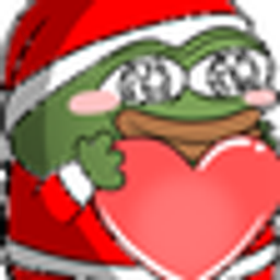 Peepo Xmas Love emoji