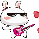 Bunnyguitar emoji