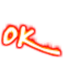 Flaming Ok emoji