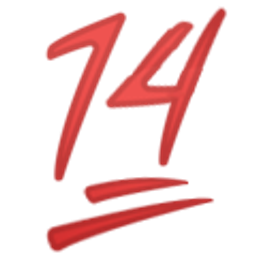 Number 79 Bold Red emoji