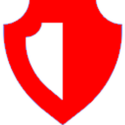 Red Shield Split emoji