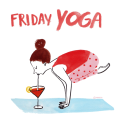 Yoga Friday emoji