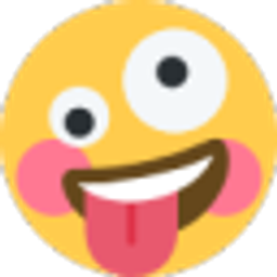 Zany Flushed emoji