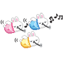 Musical Bunnies emoji