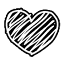 Scribble Heart emoji