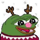 Peepochristmasshake emoji