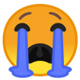 Loud Cry emoji