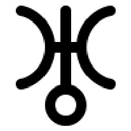 Uranus Symbol emoji