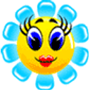 Wink Flower emoji