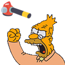 Grandpa Angry Yell emoji