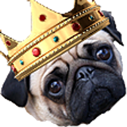 Queen Pug emoji