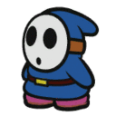 Blue Shy Guy emoji