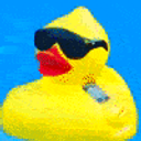 Rubber Duck Cool emoji