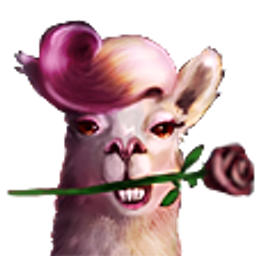 Llama Romance emoji