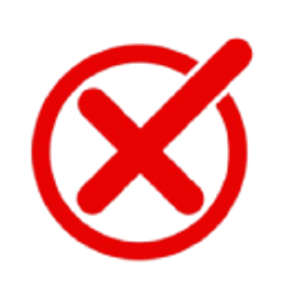 No Circle emoji