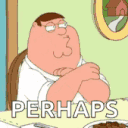 Peter Griffin Perhaps emoji