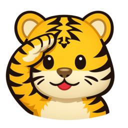 Salutetiger emoji