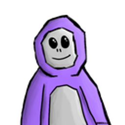 Purple Skeleton Smile emoji