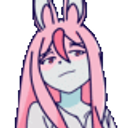 Bunny Hair Flip emoji
