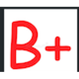 B Plus emoji