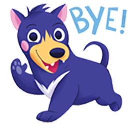 Bye Dog emoji