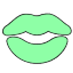 Green Lips emoji