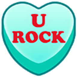 U Rock emoji