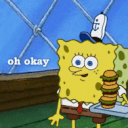 Oh Okay Sponge emoji