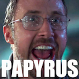 Papyrus emoji