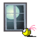 Window Santa emoji