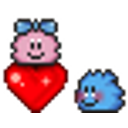 Knuddels Girl On Heart emoji