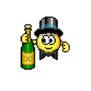 New Year Champgne emoji