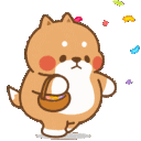 Shiba Celebrate emoji