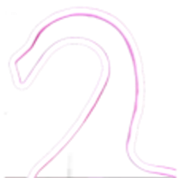 Neon Flamingo emoji