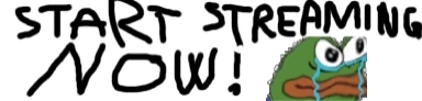 Startstreamingnowsmadge emoji