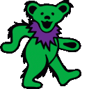 Grateful Dead Bear Wave emoji
