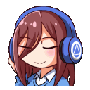 Nakano Miku Headbang Dance Music emoji